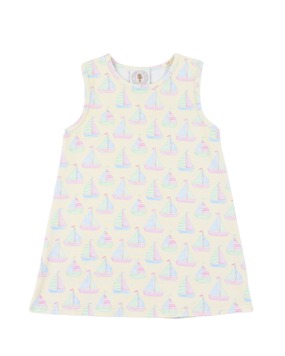 Girls Seas the Day Sleeveless Susie Swing Dress