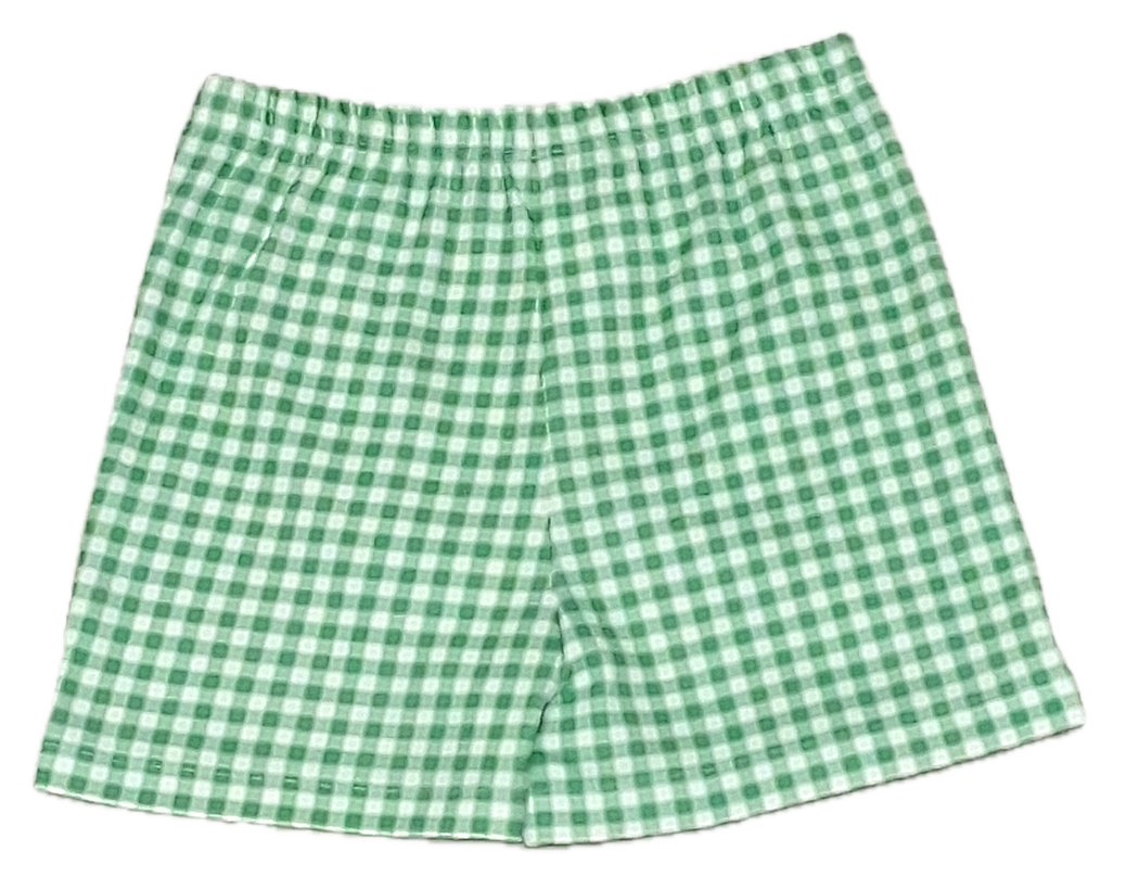 Girls Green Check Skort | Golf Collection