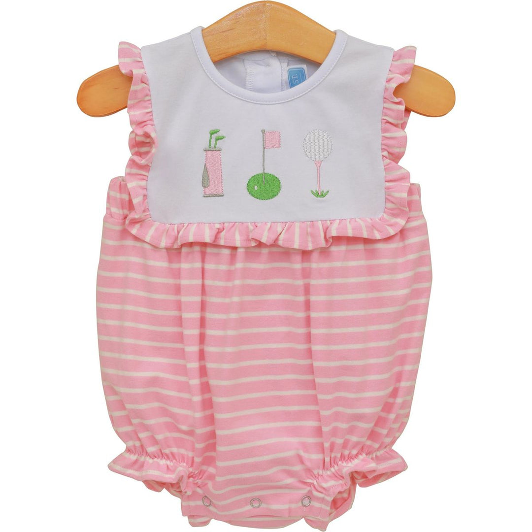 Girls Tee Time Ruffle Bubble