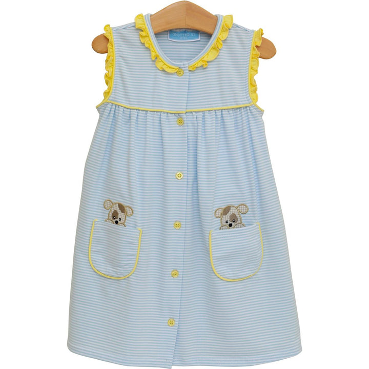Toddler & Kids Girl Puppy Paws Dress