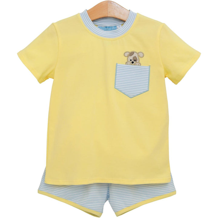 Baby & Toddler Boy Puppy Paws Short Set