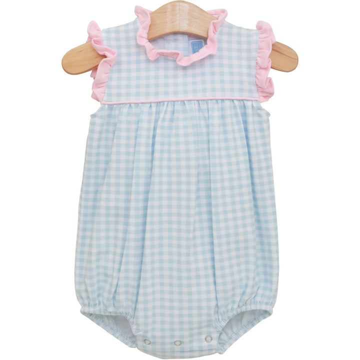 Meredith Bubble | Light Blue Gingham/Light Pink