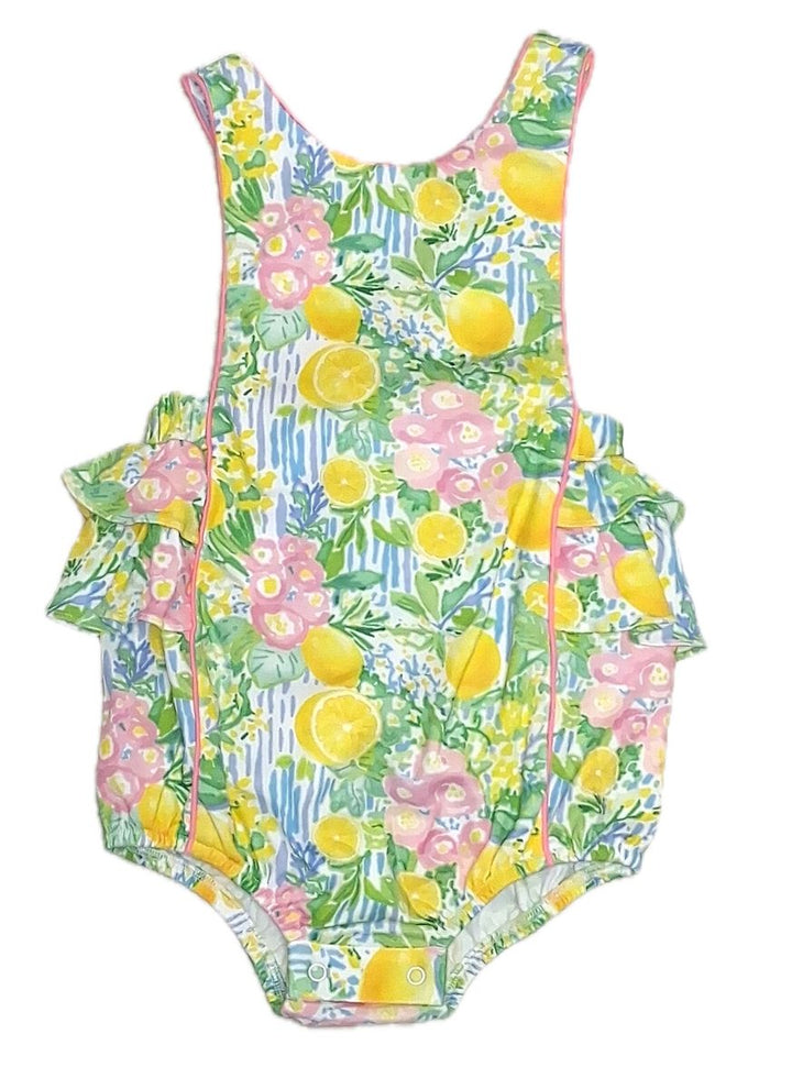 Baby Girl Sun Bubble and Sun Hat | Positano Collection