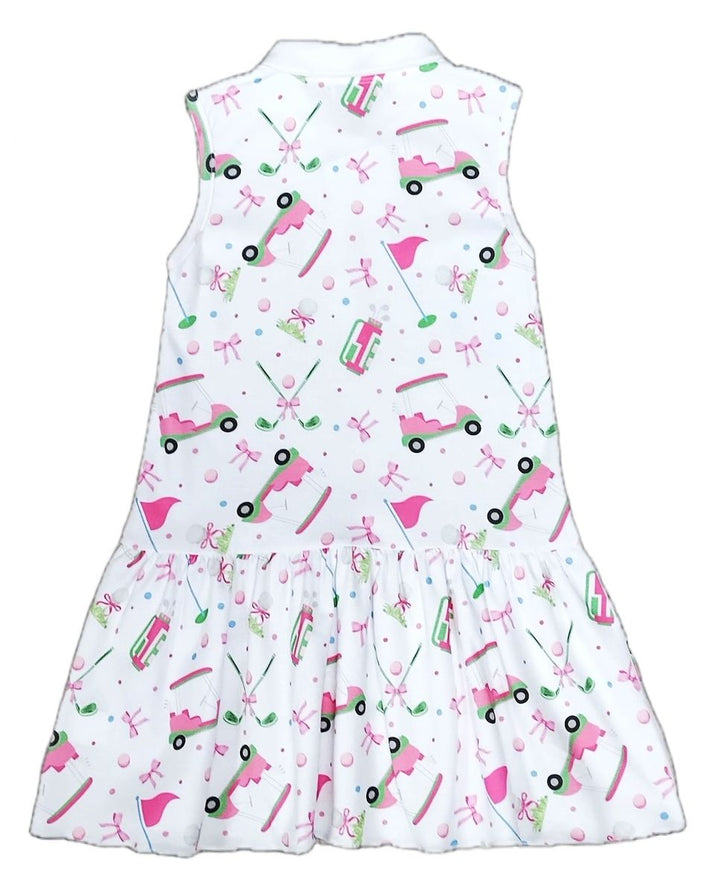 Girls A Line Collared Dress | Golf Collection