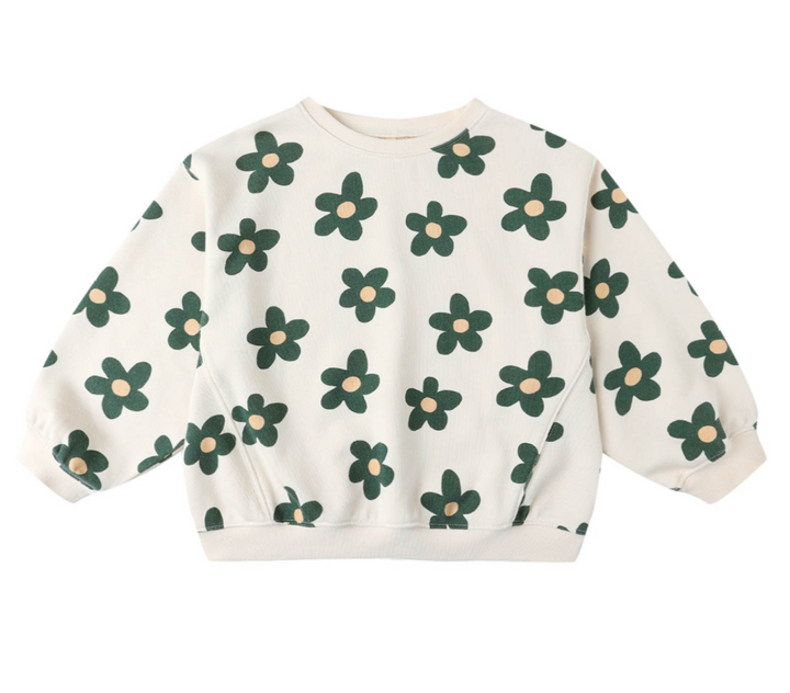Girls Oversized Sweatshirt: Daisy