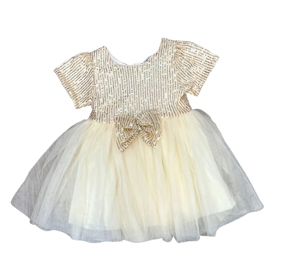 Gold Sequin Sparkle Dress: 18M,3