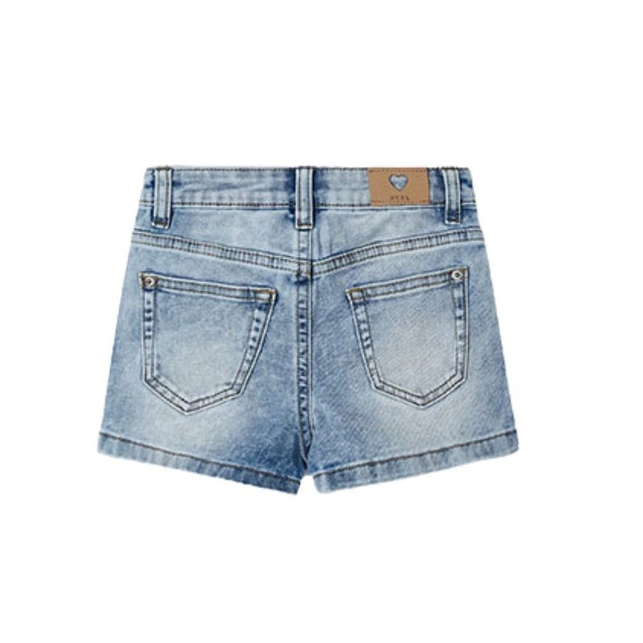 Mayoral Girls Denim Shorts Light Wash: 2,4,7