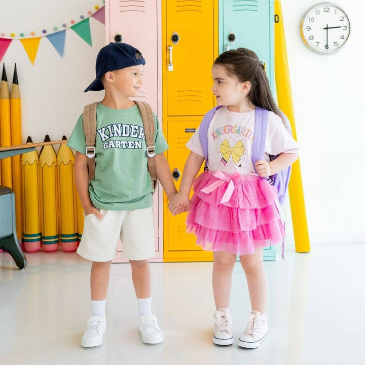 Sweet Wink - Kindergarten Varsity Short Sleeve T-Shirt - Boys Clothing: 7/8