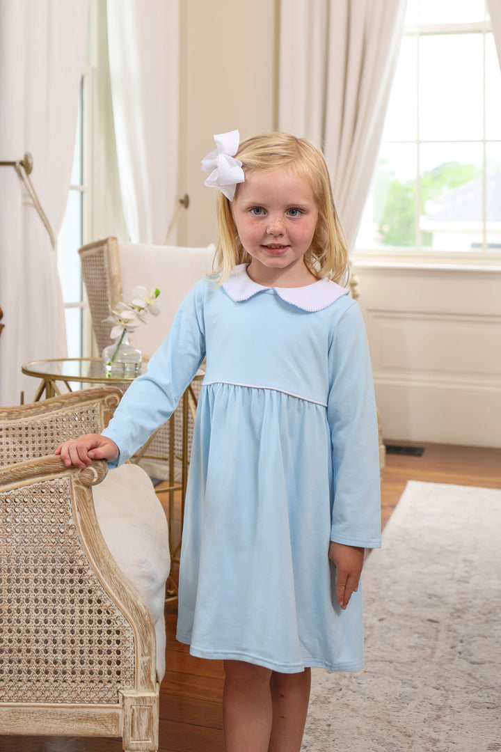 Claire Dress - Light Blue
