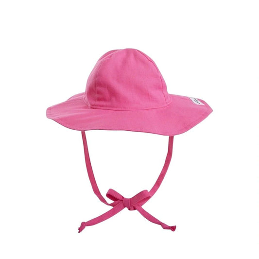 Candy Pink Girls Floppy Sun Hat
