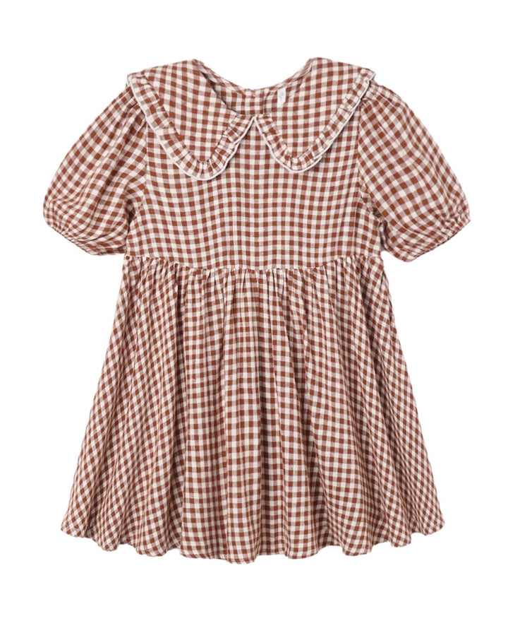 Camille Dress | Brick Check