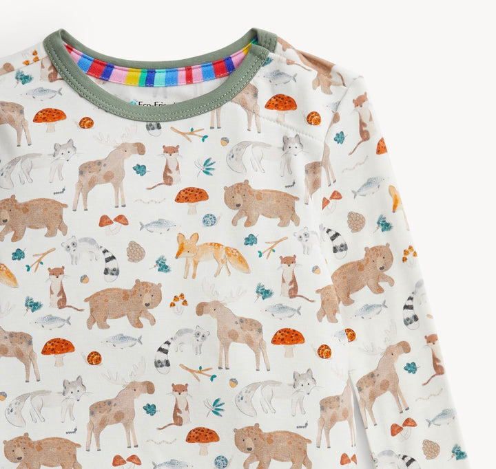 Wonderful Wildlife Long Pant Pj Set