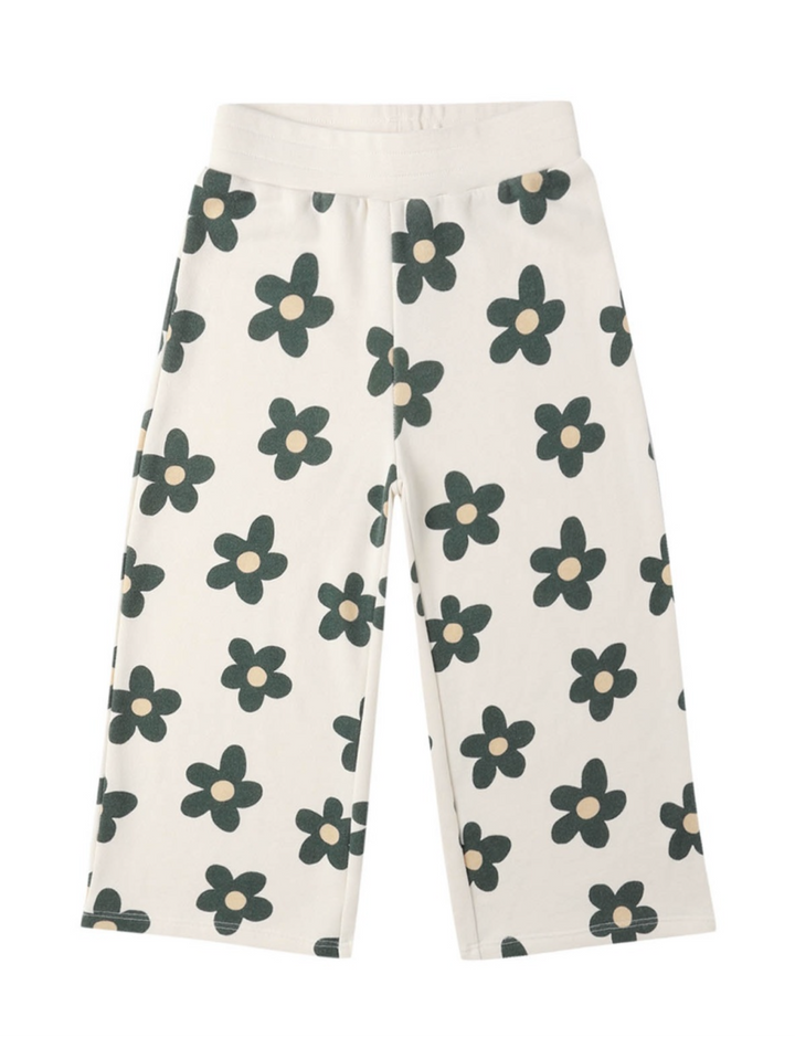 Girls Wide Leg Sweatpant: Daisy