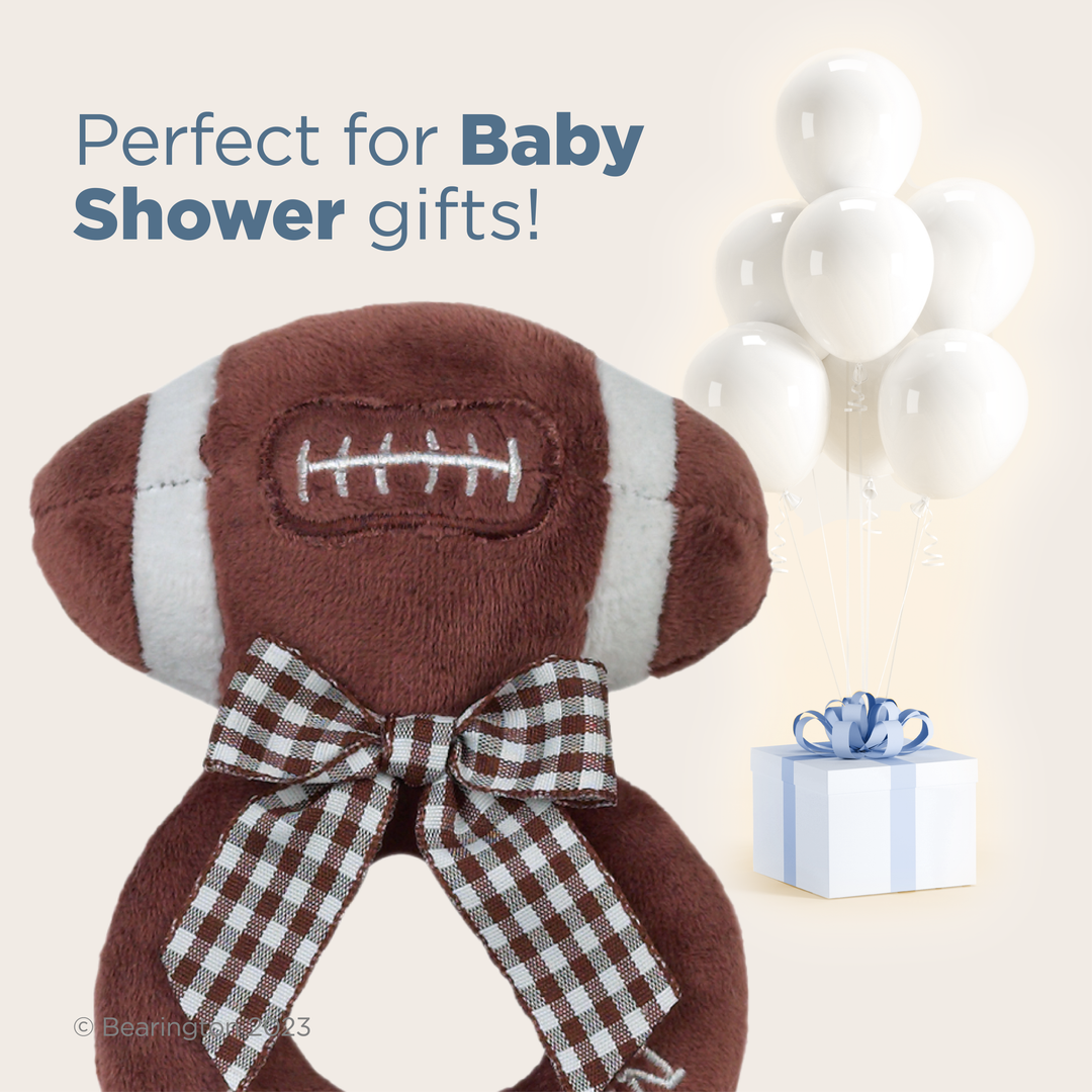 Bearington Collection - Touchdown Football Ring Rattle