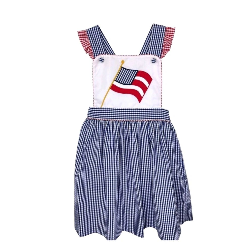 Petit Ami Patriotic July 4th Girls Dress 2T, 3T, 4T