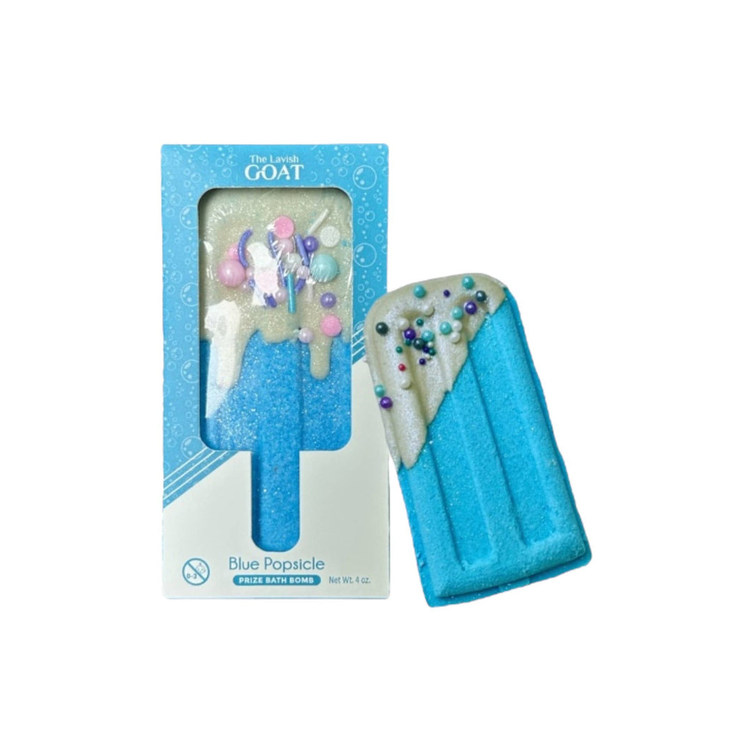 The Lavish Goat - Blue Popsicle Prize Inside Bath Bomb