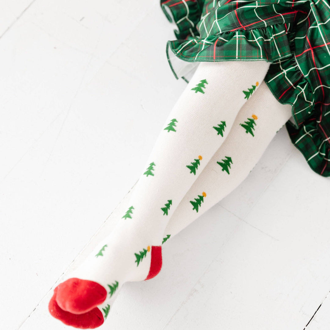 Little Stocking Co. - Christmas Tree Knit Tights