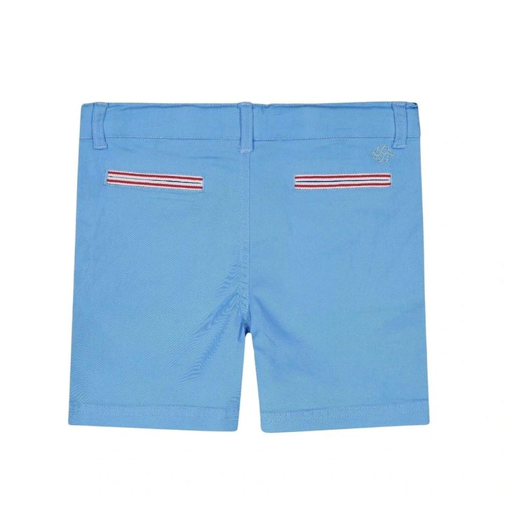 Andy & Evan - Boys Blue Twill Shorts: 7