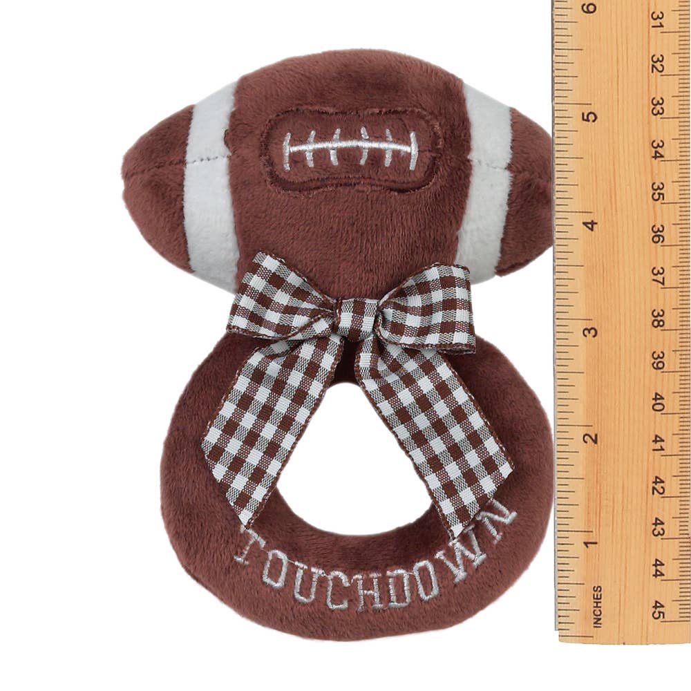 Bearington Collection - Touchdown Football Ring Rattle