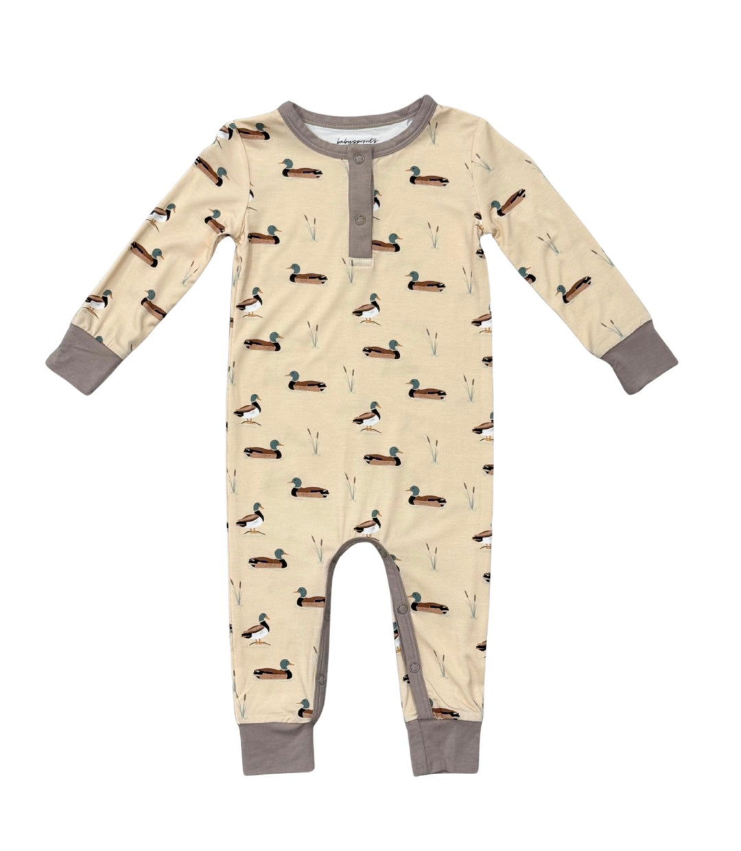 Baby Boy Snap Romper | Mallard Ducks