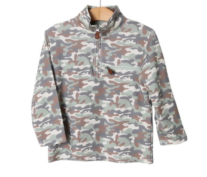 Kingston 1/4 Zip Pullover | Camo