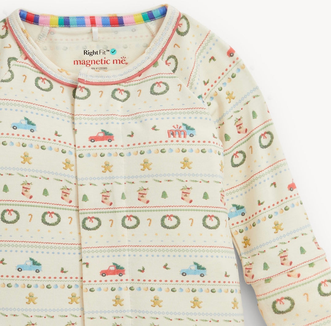 Traditional Christmas RF Convertible Coverall