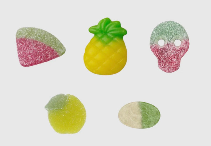 Swedish Candy Mix - Pineapple, Sour Apple, Watermelon 6oz.