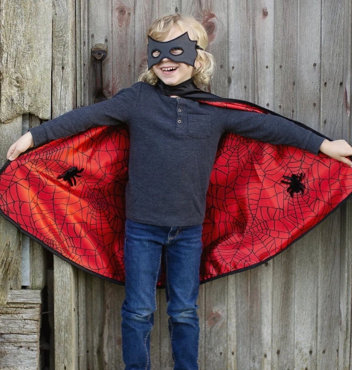 Spiderman Batman Reversible Cape and Mask