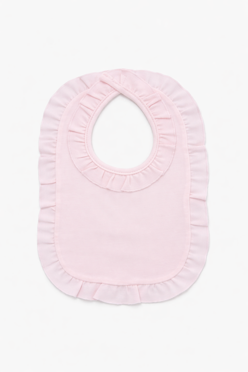 Bib Infant Ruffle | Pearl Pink