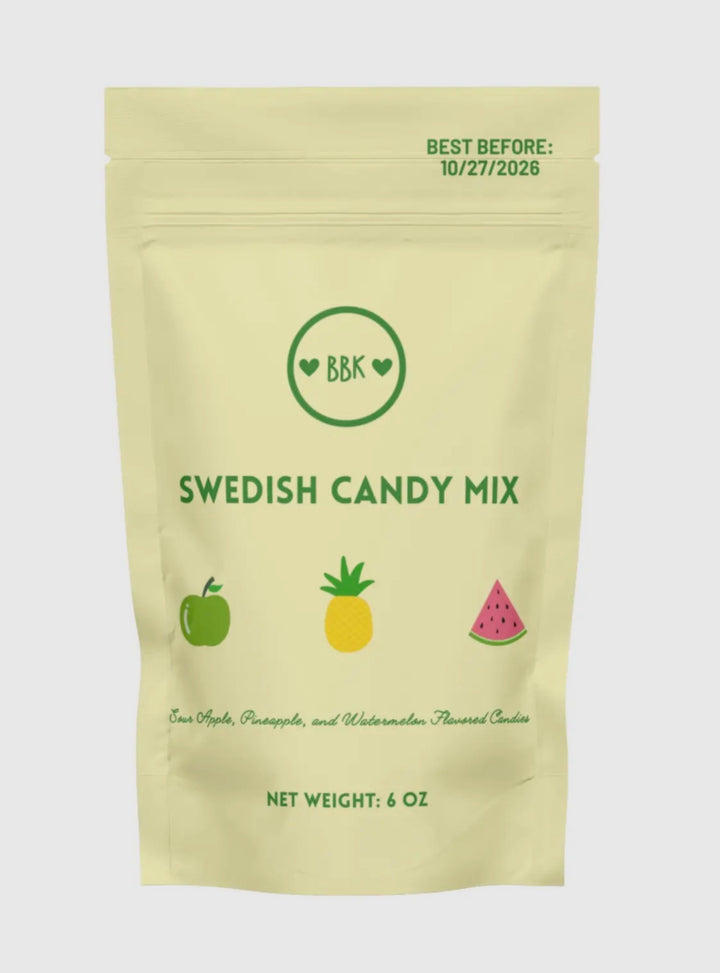 Swedish Candy Mix - Pineapple, Sour Apple, Watermelon 6oz.