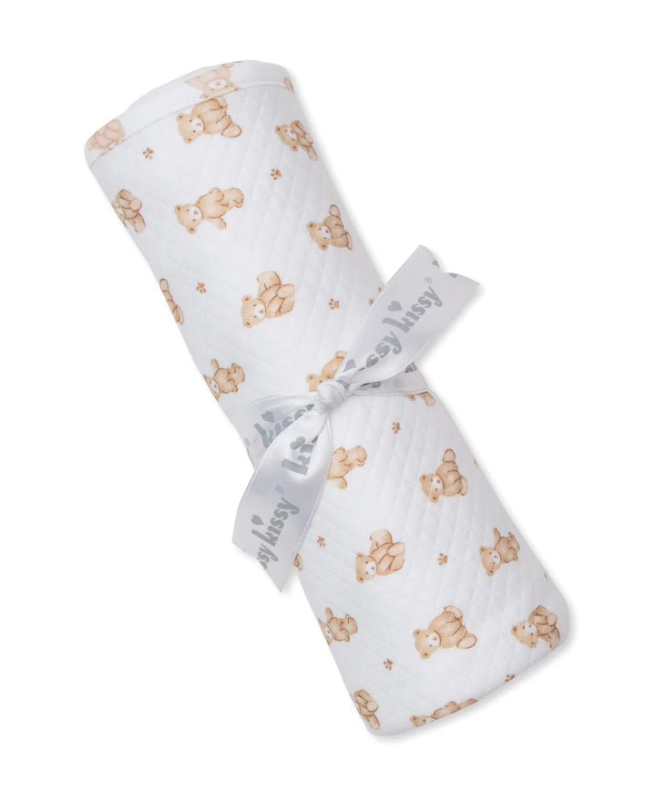 Teddy Bear Time Brown Blanket