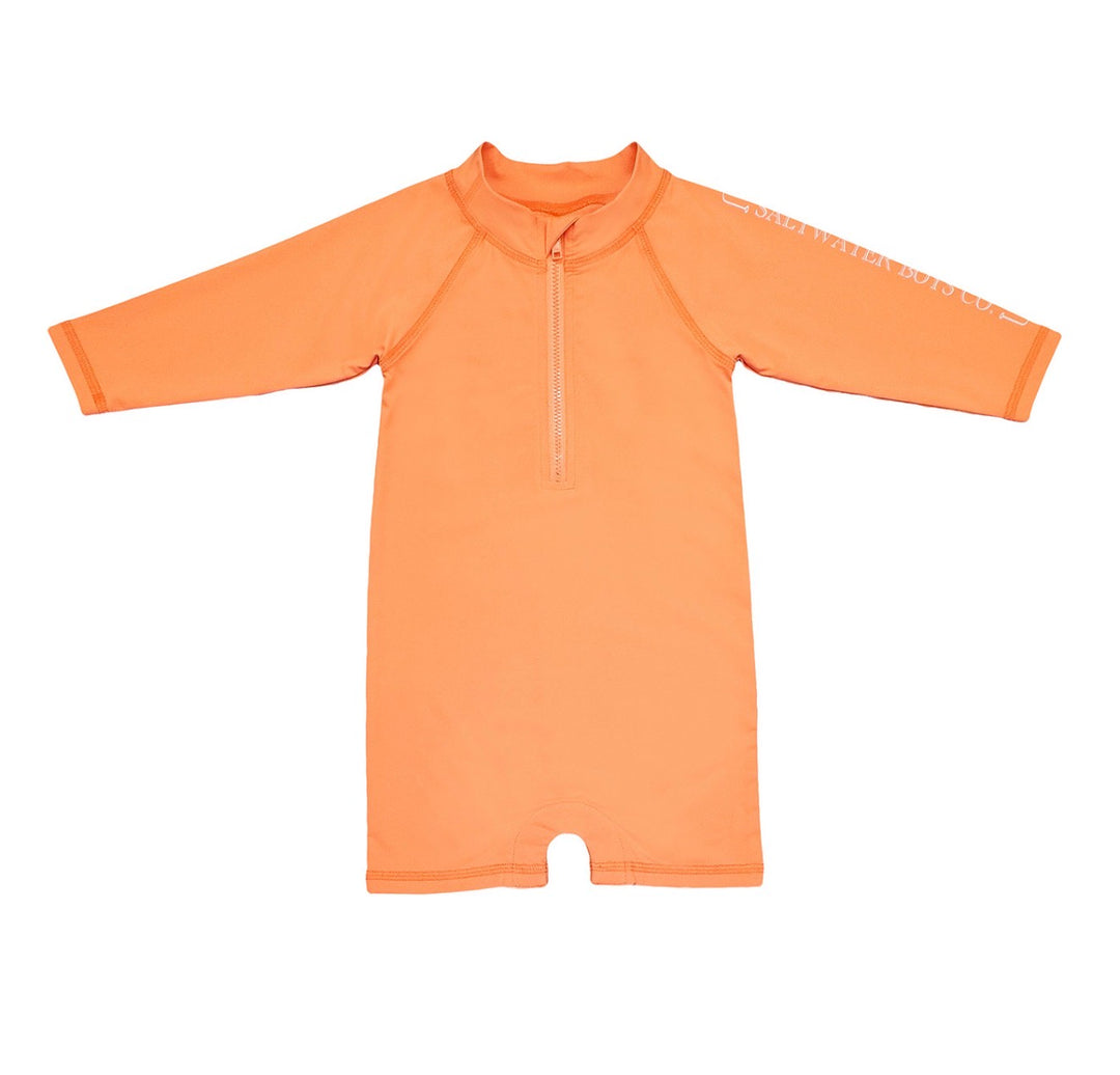 Tybee Rashguard Romper | Coral
