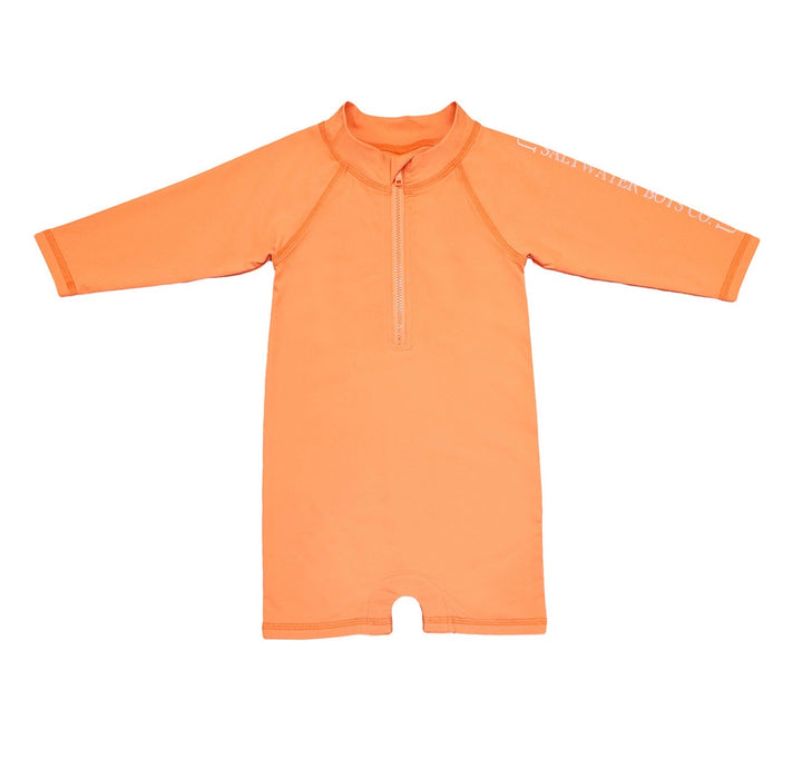 Tybee Rashguard Romper | Coral