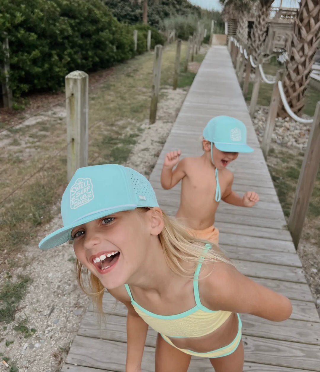 Water Friendly Surf Club Hat: 1-6Yrs NO STRAP