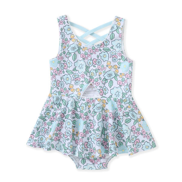 Floral Skirted One-Piece Swim