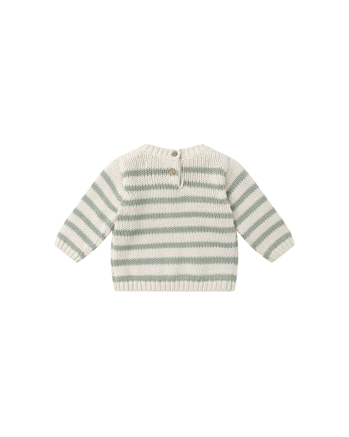 Rex Sweater - Fern Stripe: 18-24M