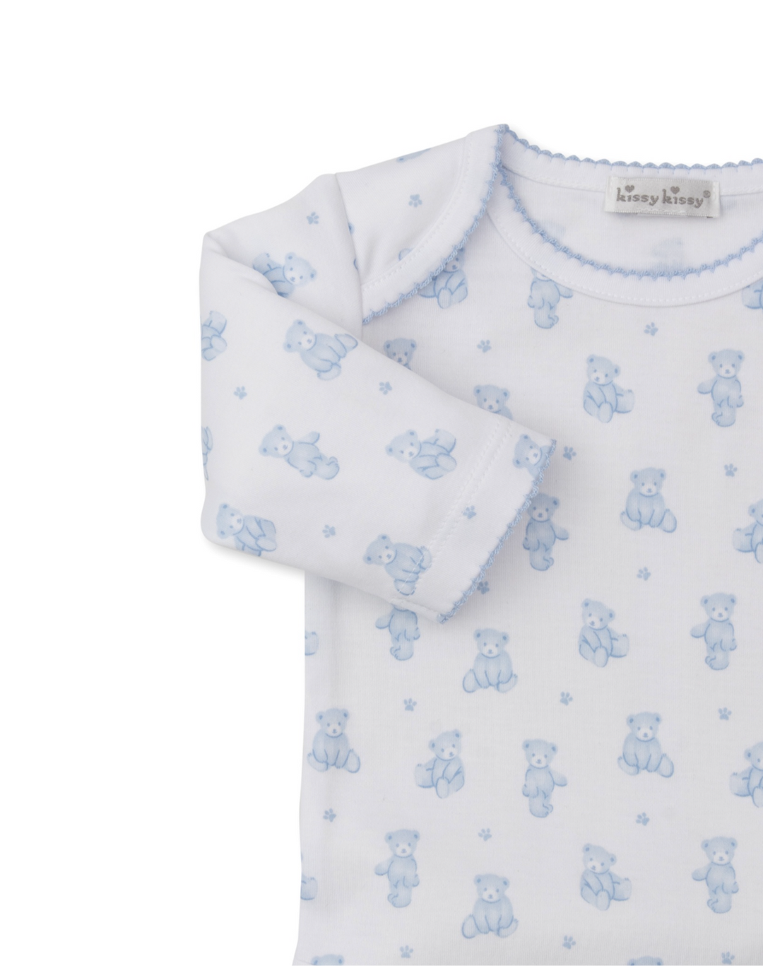 Teddy Bear Time Blue Footed Pant Set