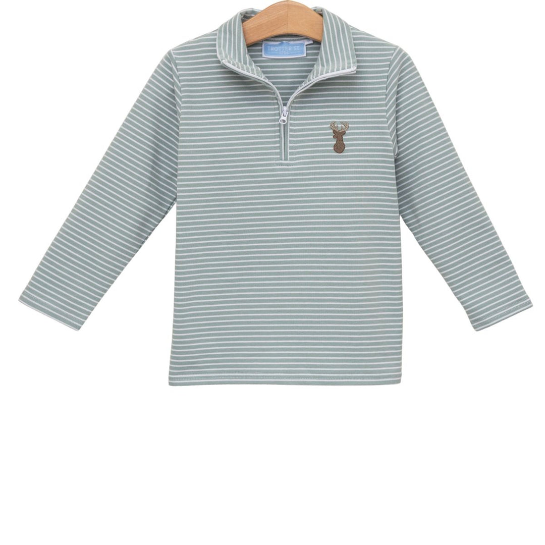 Boys Deer 1/4 Zip Pullover