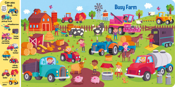 Kidsbooks Publishing - Search & Find: Things that Go (6-Button Sound Book)