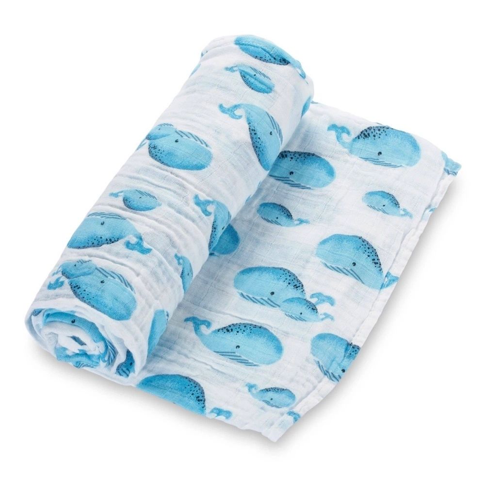 Whale Infant Swaddling Blanket