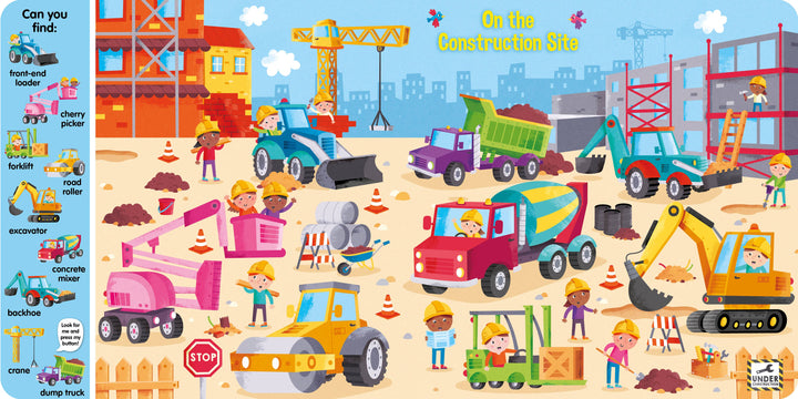 Kidsbooks Publishing - Search & Find: Things that Go (6-Button Sound Book)