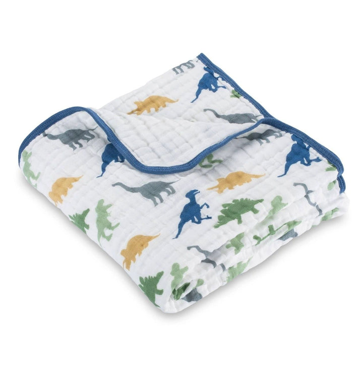 Dinosaur Boys Muslin Quilt - 47X47