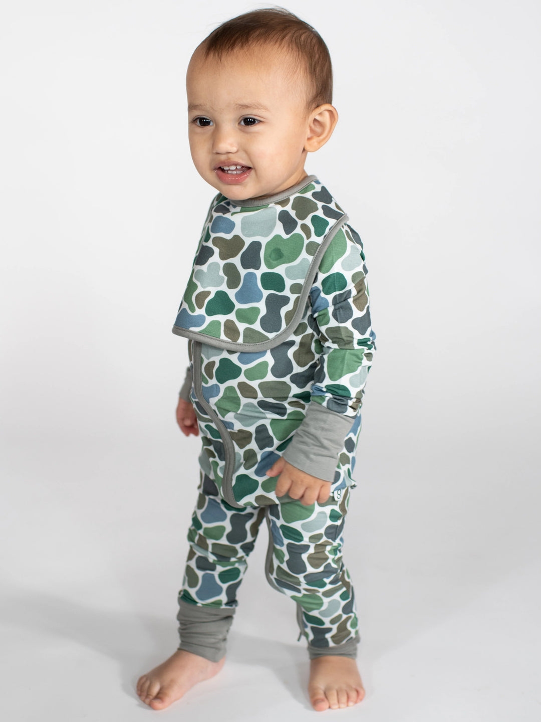 Pebble Camo Zip Bamboo Sleeper