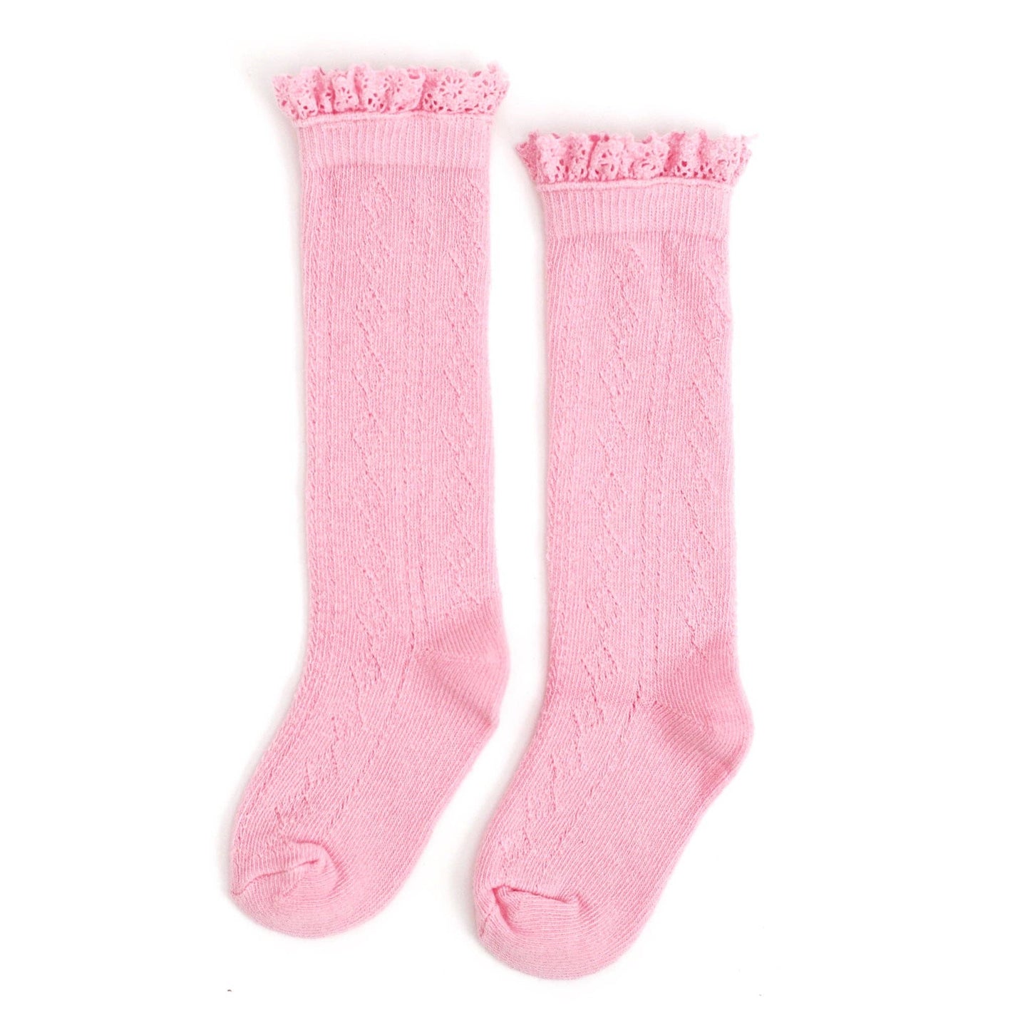 Little Stocking Co. - Blossom Fancy Lace Top Knee High Socks