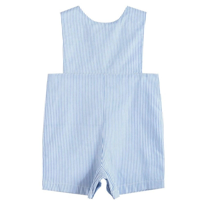 Train Smocked Romper Shortalls: 6-12M, 18-24M