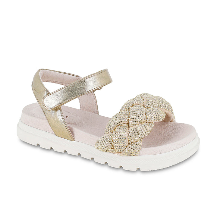 Mayoral Gold Glitter Sandals