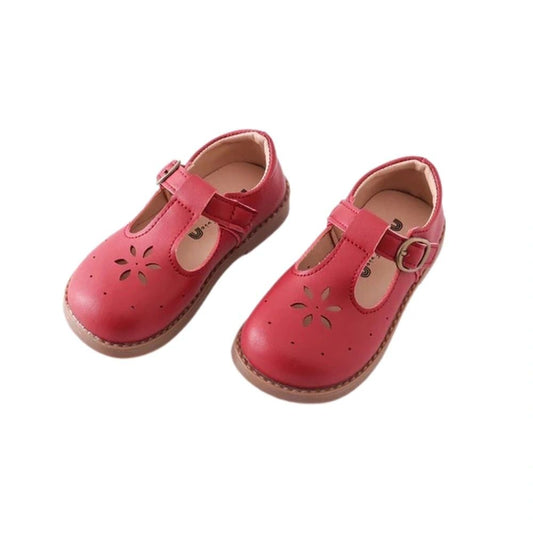 Red Vintage Appleseed Mary Jane Toddler Shoes: 8-12