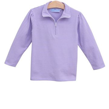 Tori Pullover - Lavender Stripe