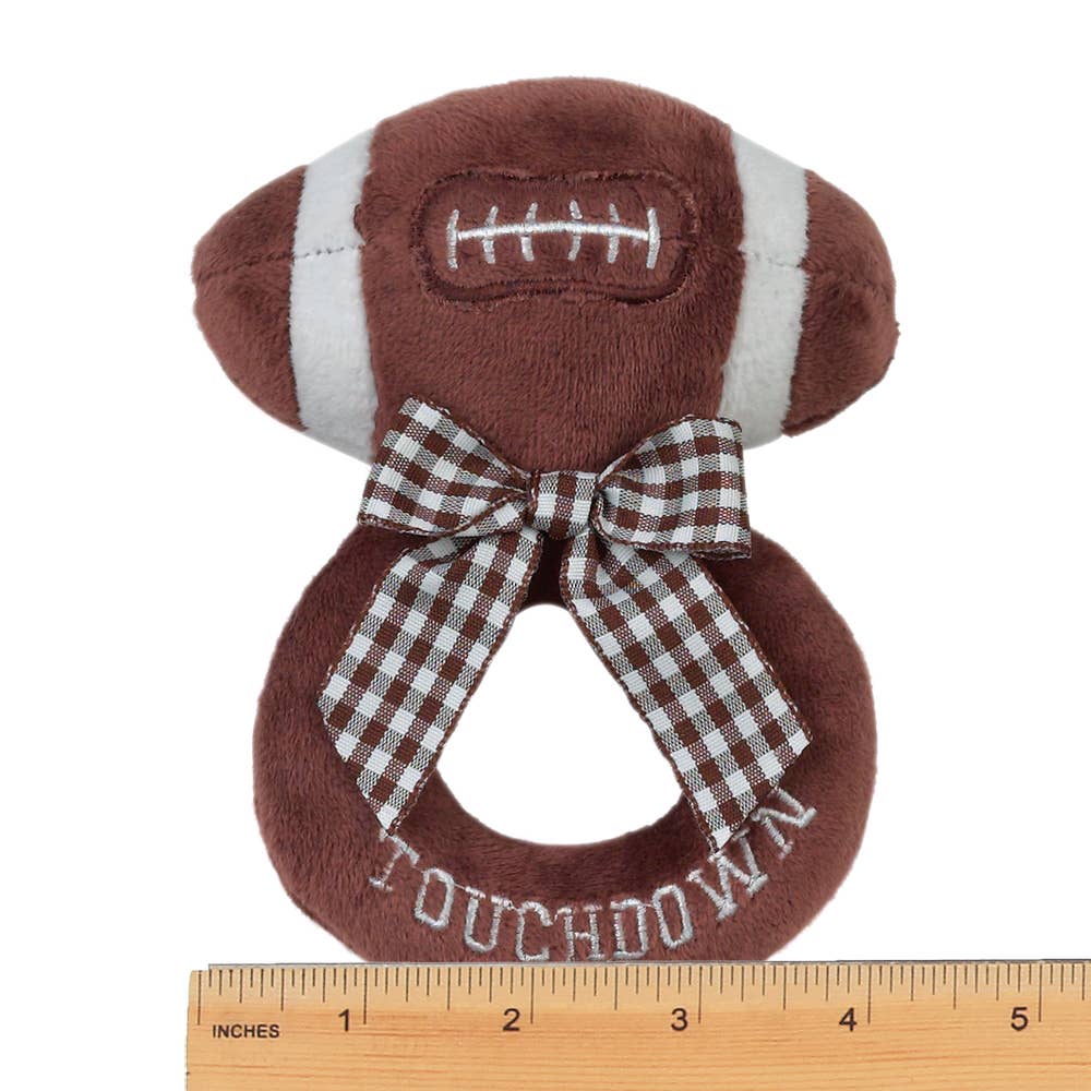 Bearington Collection - Touchdown Football Ring Rattle