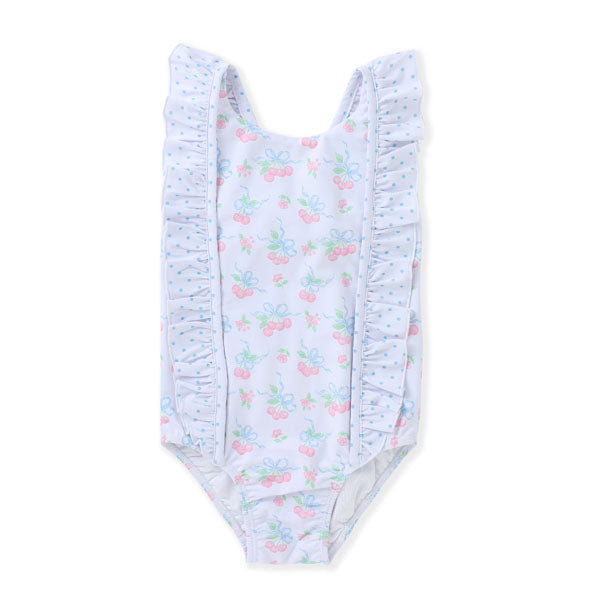 Cherries & Bows One-Piece Swim